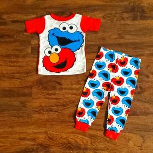 Sesame Street Pajamas 18M